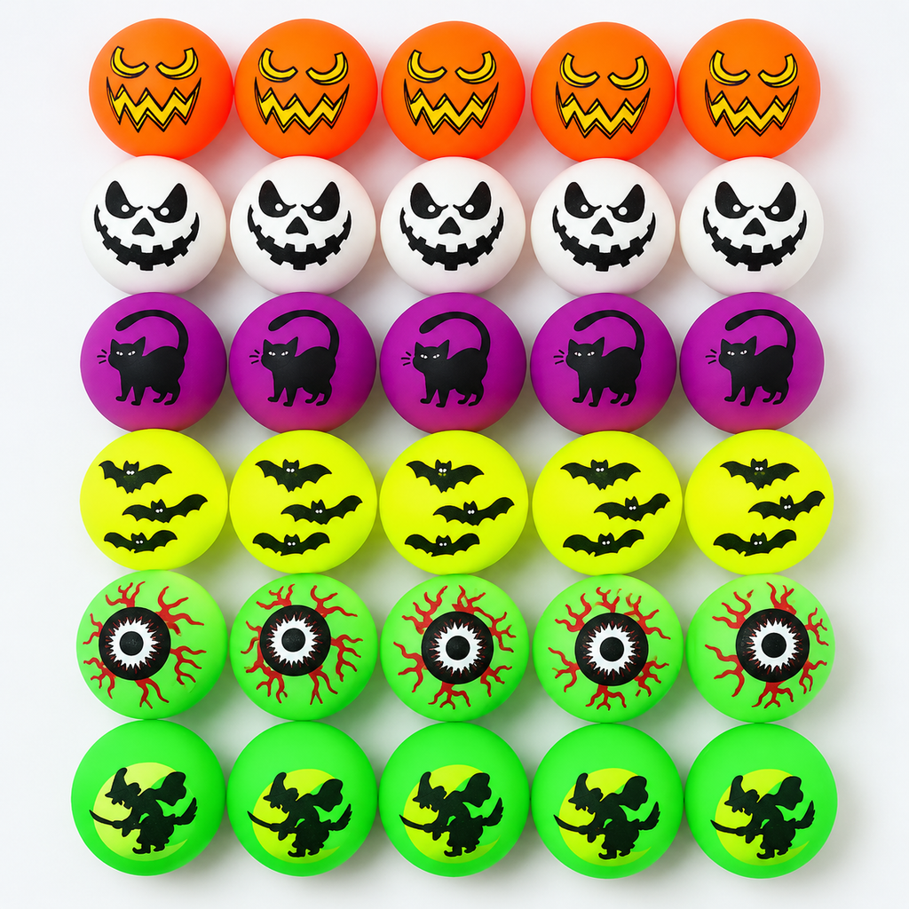 Glowy™ Halloween Glow Bouncing Balls – 100PCS