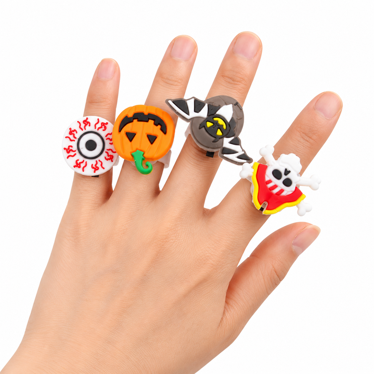 Glowy™ Halloween LED Glow Rings & Bracelets – 10/20PCS