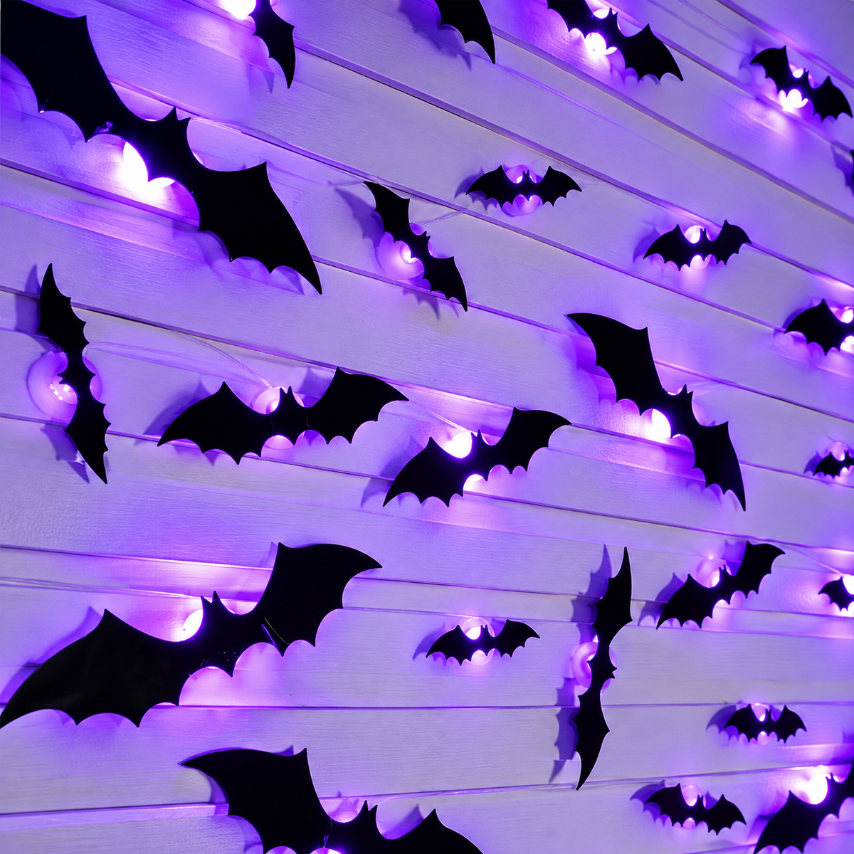 Glowy™ Halloween Bat LED Night Light – Spooky Wall Decor for Parties & Festivals