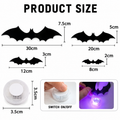 Glowy™ Halloween Bat LED Night Light – Spooky Wall Decor for Parties & Festivals