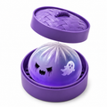 Halloween Ghost Squishy Toy, Soft Slow Rebound Glitter Sensory Stress Relief Toy, Purple Decompression Fidget Gift