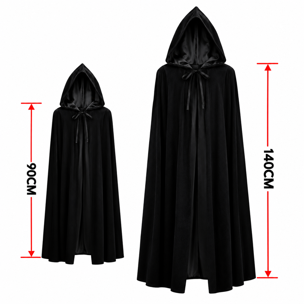 Glowy™ Grim Reaper Halloween Costume – Glowing Eyes & Scythe