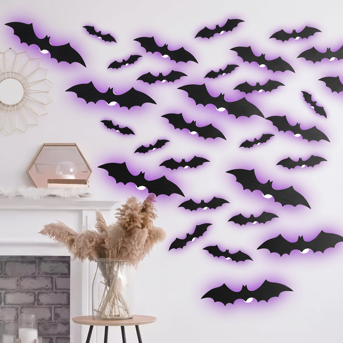 Glowy™ Halloween Bat LED Night Light – Spooky Wall Decor for Parties & Festivals