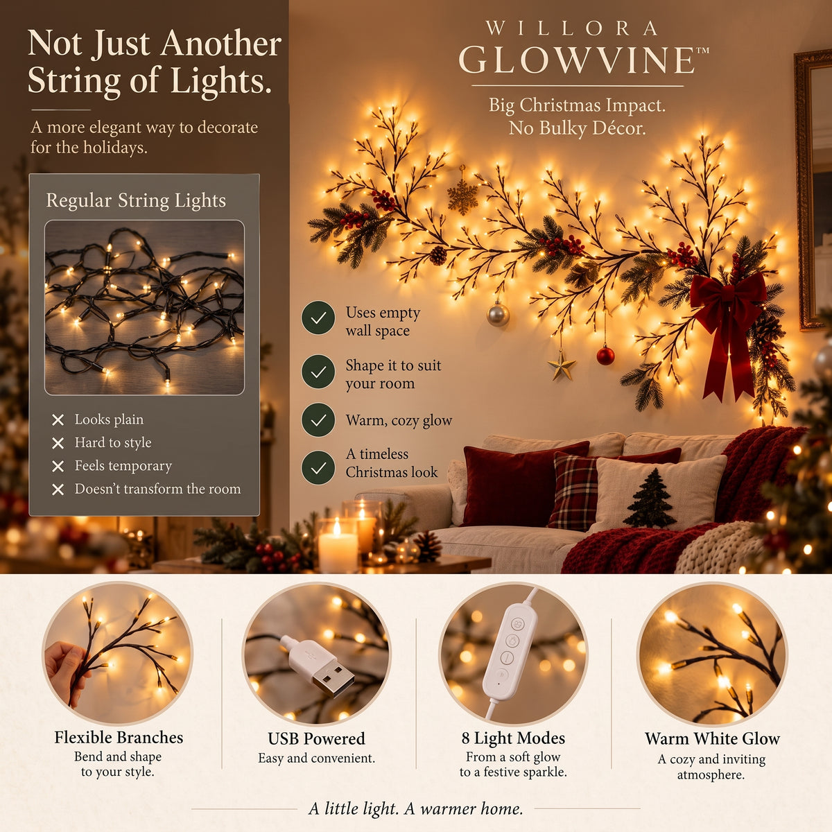 Light-Up Snowman Hanging Christmas Garland – 47" Vertical LED Porch & Door Wall Decor