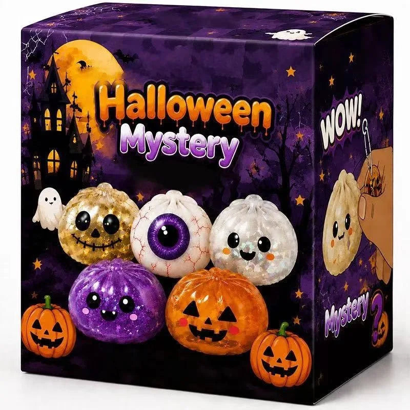 Glowy™ Halloween Dumpling Squishy Toy – Slow-Rising Kawaii Stress Relief Fidget