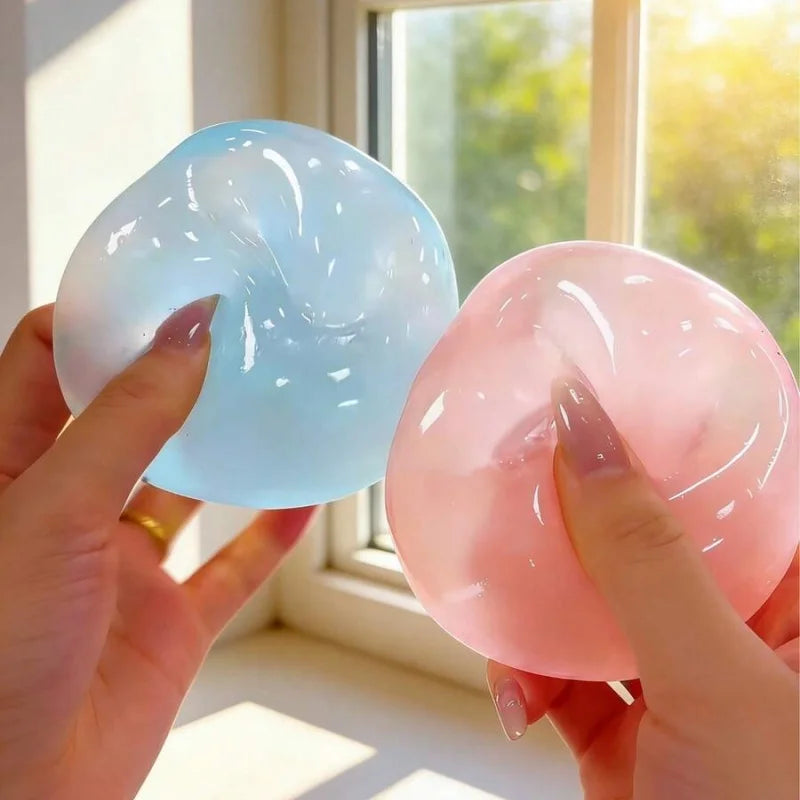Glowy™ Slow-Rising Squishy Ball – Soft Stress Relief Sensory Fidget Toy