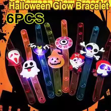 Glowy™ Halloween LED Glow Rings & Bracelets – 10/20PCS