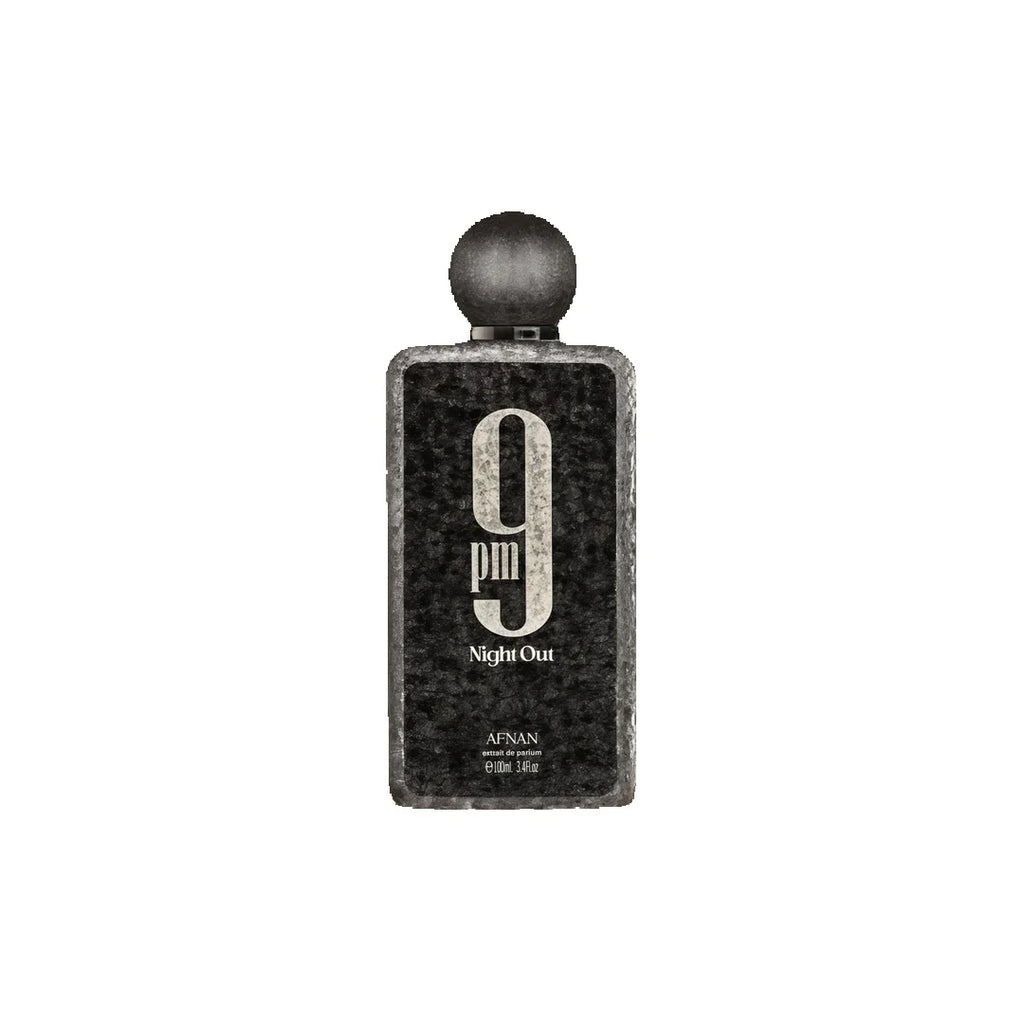 Afnan 9 PM Night Out Extrait de Parfum – Unisex Fragrance, 3.4 oz