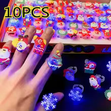 Glowy™ Halloween LED Glow Rings & Bracelets – 10/20PCS