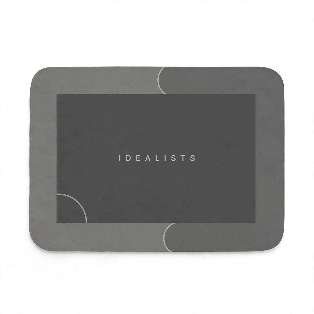 Diatomaceous Earth Bath Mat IDEALISTS dark grey - white background