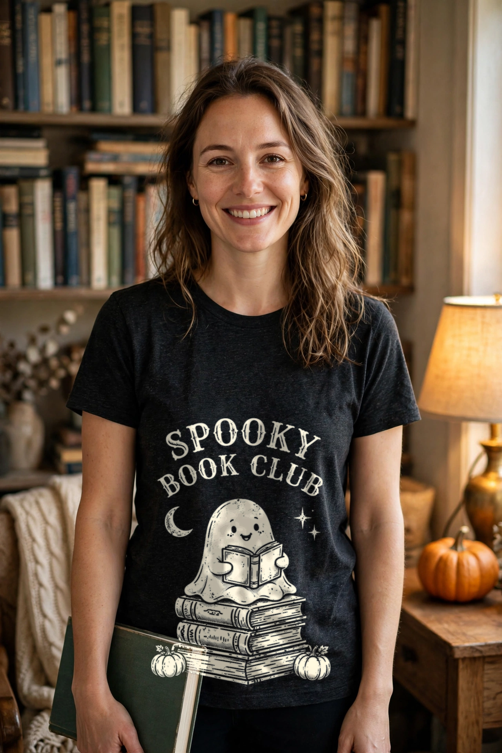 Spooky Book Club Shirt - cozy reader lifestyle