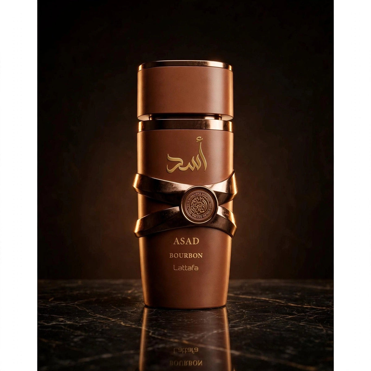 Lattafa Asad Bourbon Amber Wood EDP 3.4oz - lifestyle 1