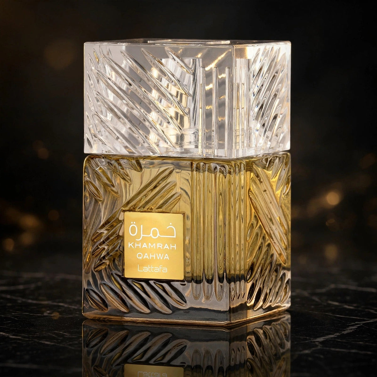 Lattafa Khamrah QAHWA EDP 3.4oz - lifestyle 1