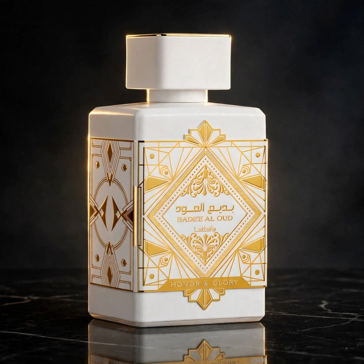 Lattafa Bade'e Al Oud Honor & Glory EDP 3.4oz - lifestyle 1