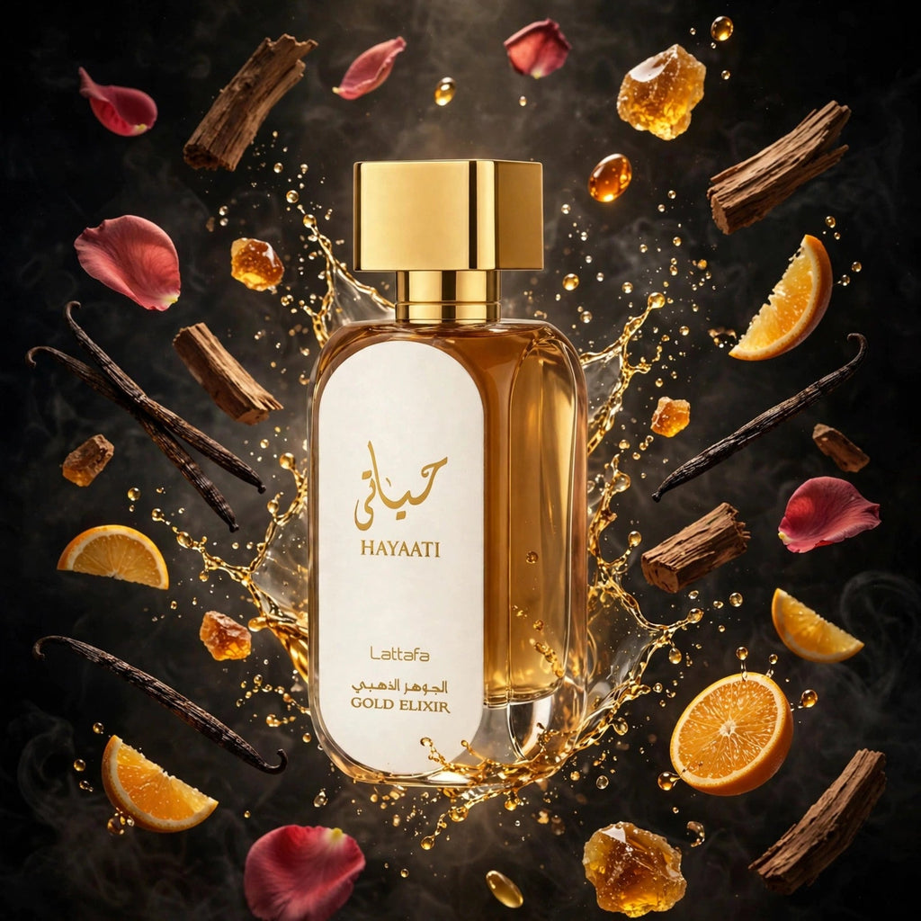 Lattafa Hayaati Gold Elixir EDP 100ml - lifestyle 3