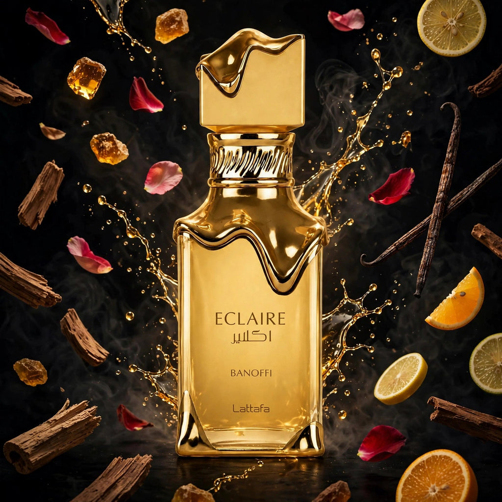 Lattafa Eclaire Banoffi Gourmand Vanilla Caramel Delight EDP - lifestyle 3