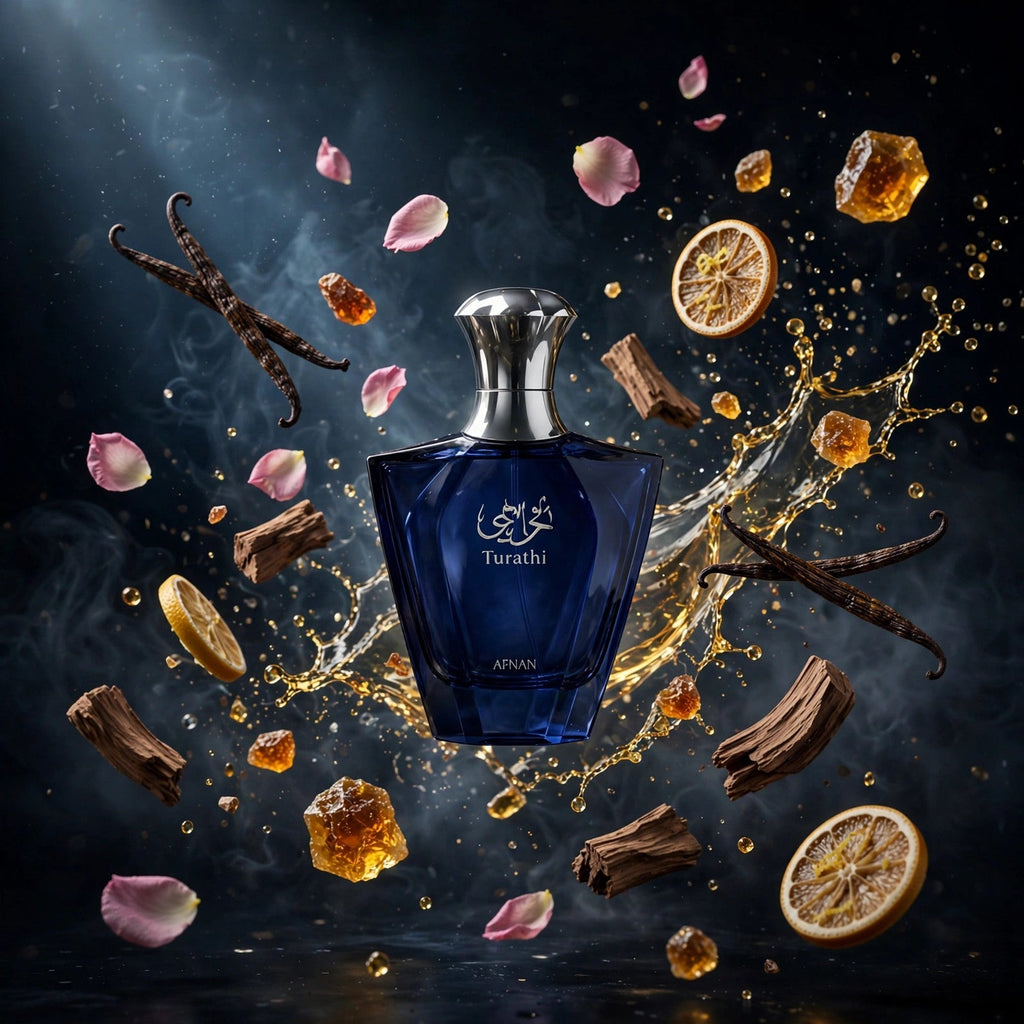 Turathi Blue by Afnan EDP 3oz - lifestyle 3