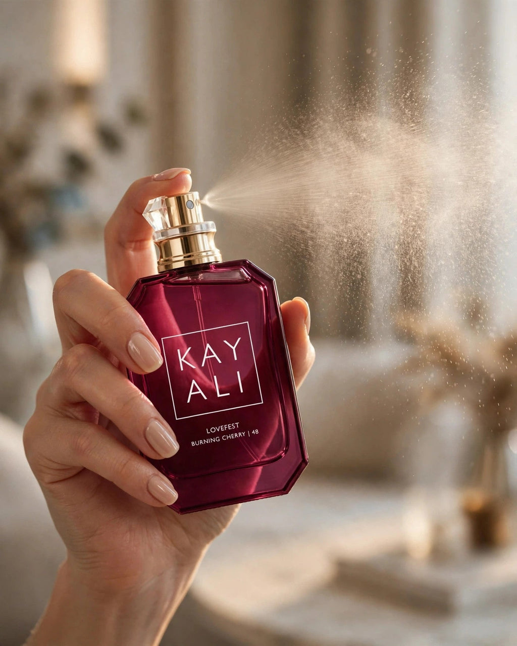 KAYALI Lovefest Burning Cherry I 48 EDP 100ml - lifestyle 4