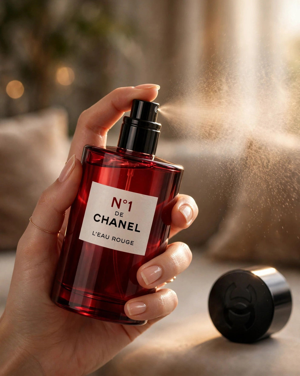 Chanel No 1 L'Eau Rouge Revitalizing Fragrance Mist EDP - lifestyle 4