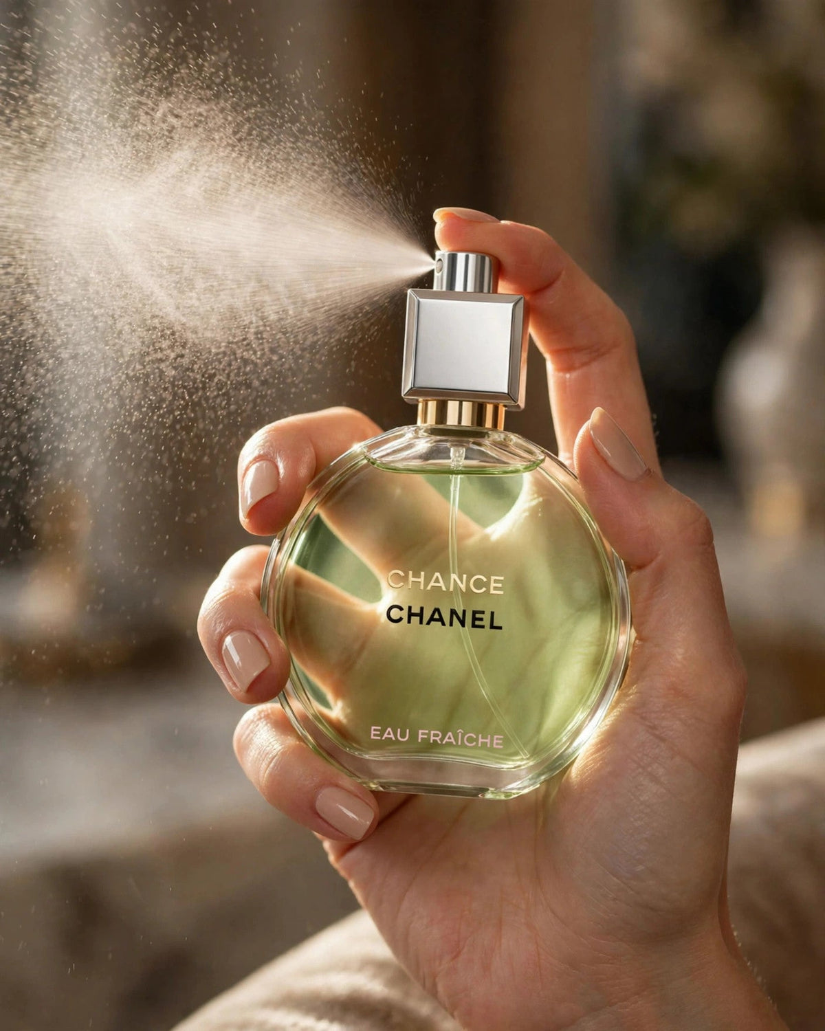 CHANEL Chance Eau Fraîche Regular Size EDP 3.4oz - lifestyle 4