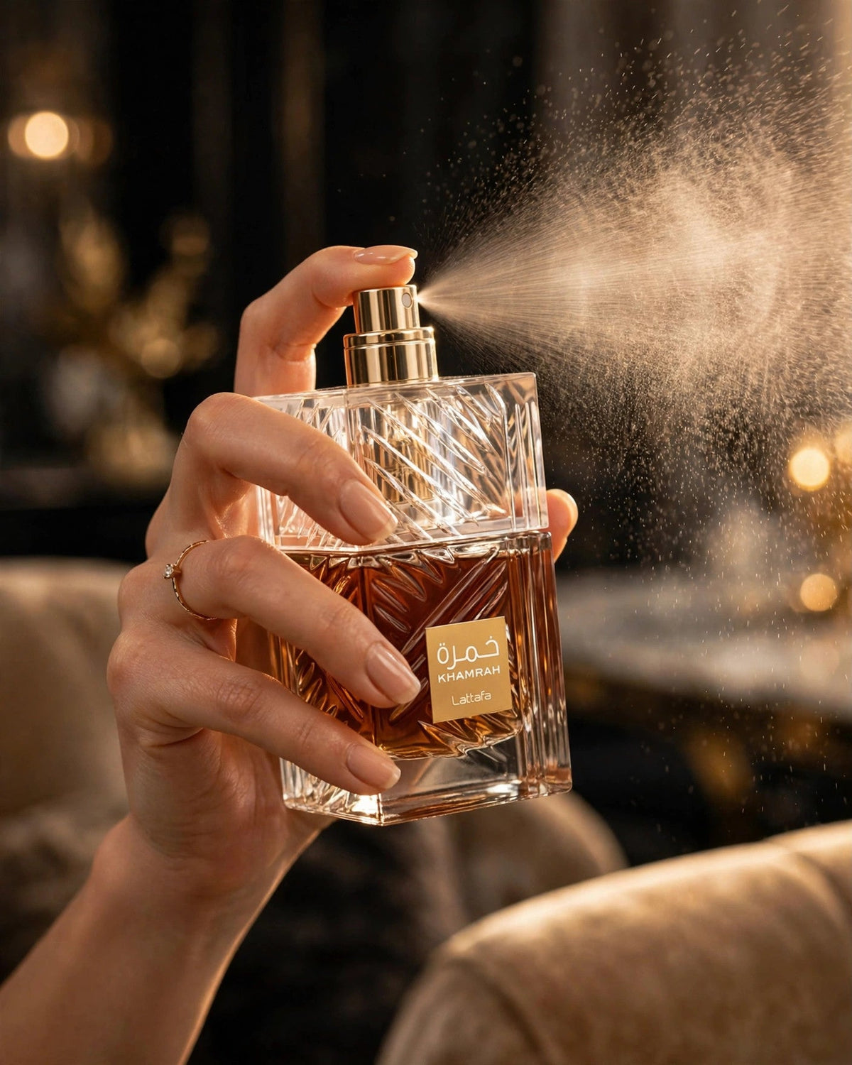 Khamrah by Lattafa for EDP 3.4oz - lifestyle 4