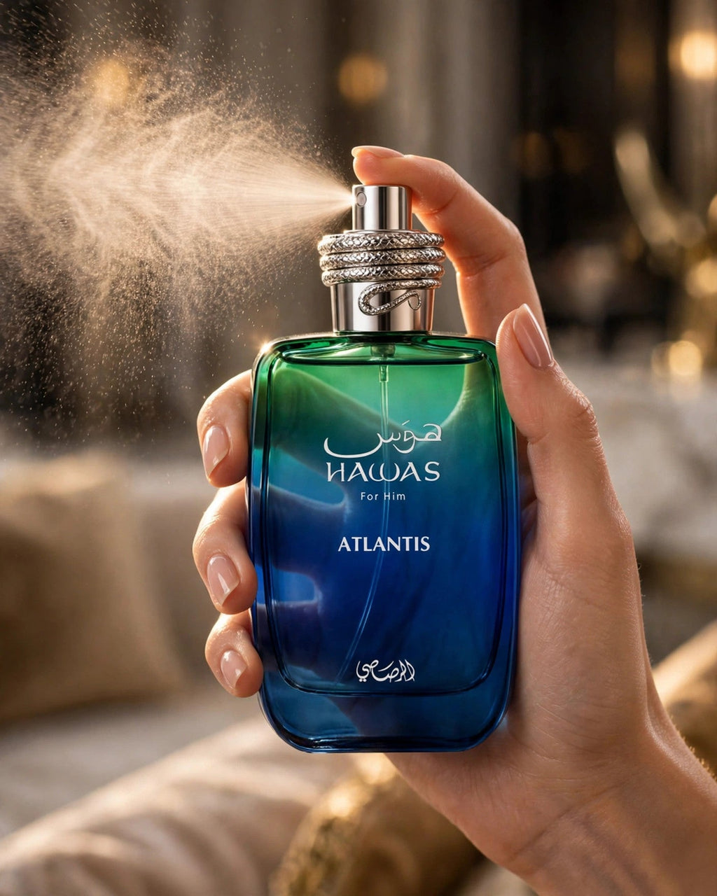 Rasasi Hawas Atlantis EDP Long Lasting 100ml - lifestyle 4