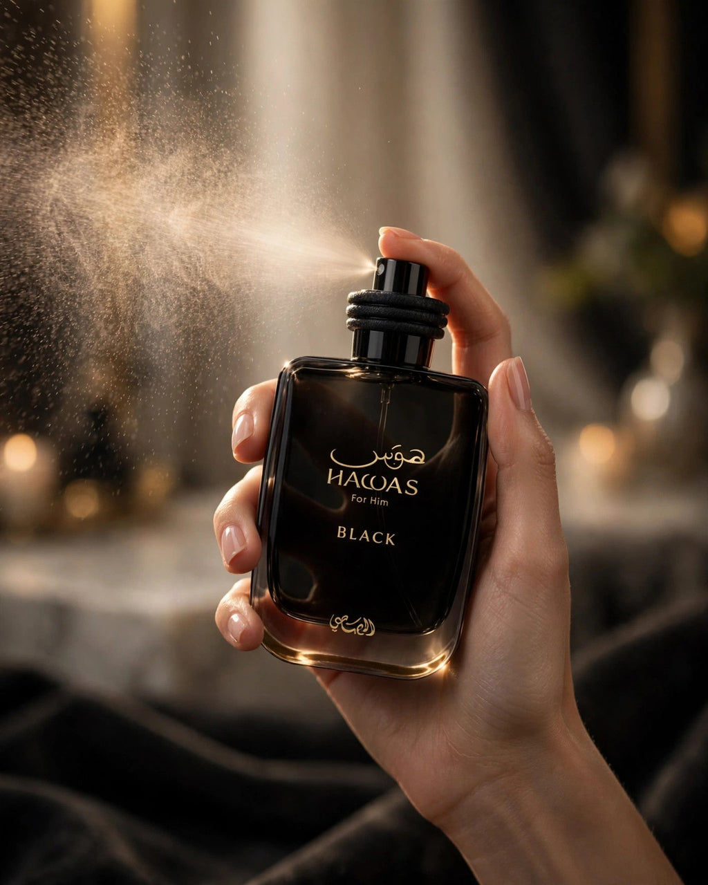 Rasasi Hawas Black EDP Wood Fragrance 100ml - lifestyle 4