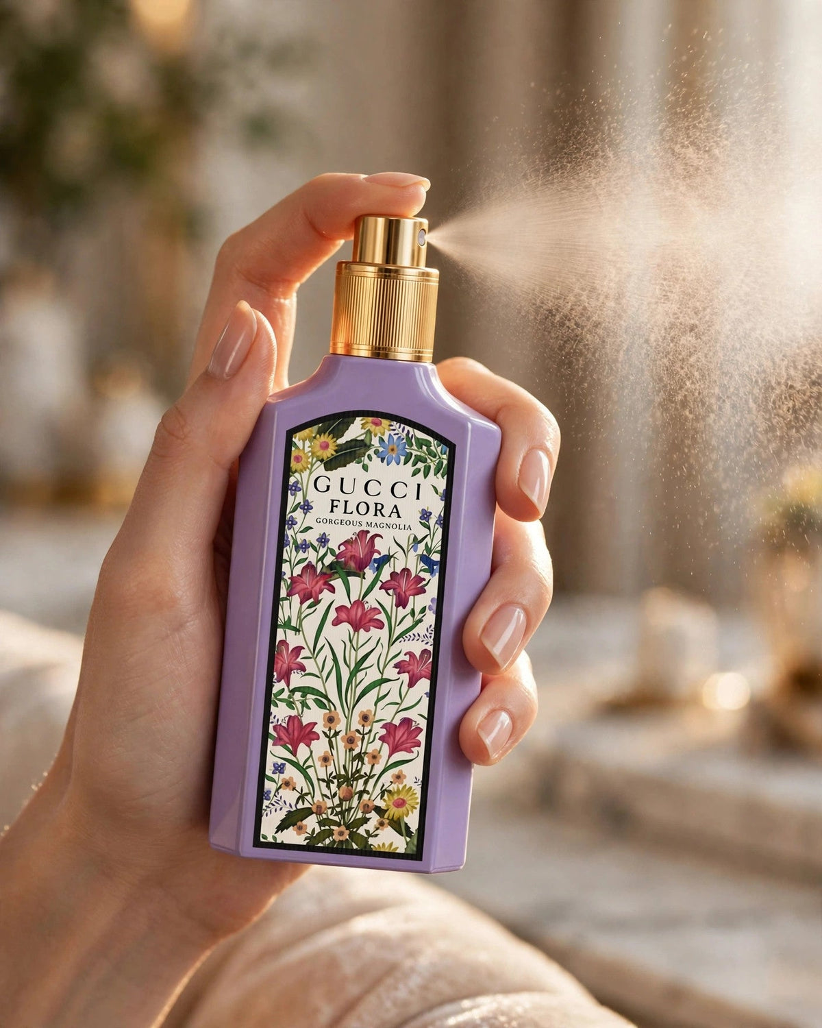 Gucci Flora Gorgeous Mangolia EDP 100ml - lifestyle 4