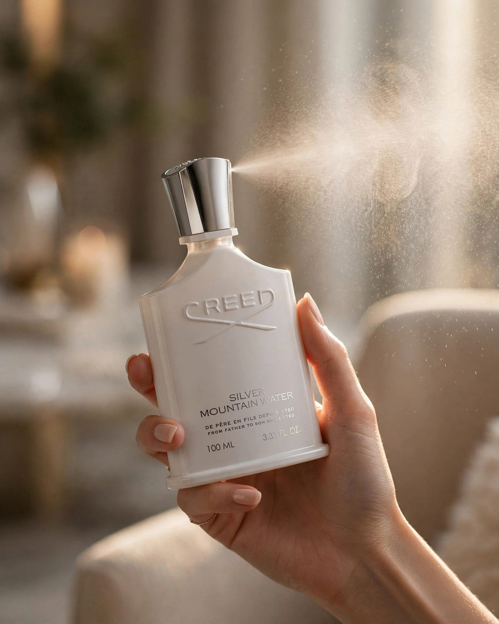 Creed Silver Mountain Millesime Water . Cologne 120ml - lifestyle 4
