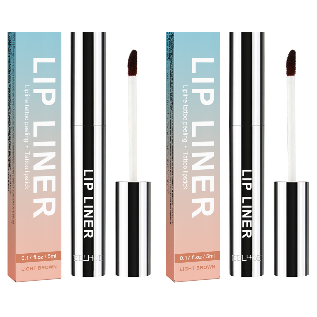 Peel-off lip liner Duo bundle - 2 units, Light Brown