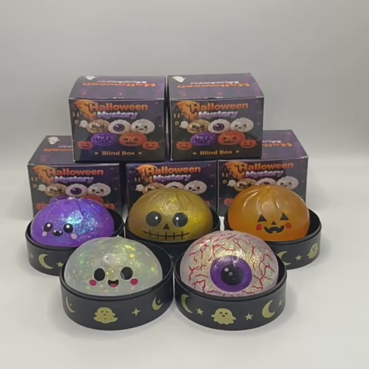 Glowy™ Halloween Dumpling Squishy Toy – Slow-Rising Kawaii Stress Relief Fidget