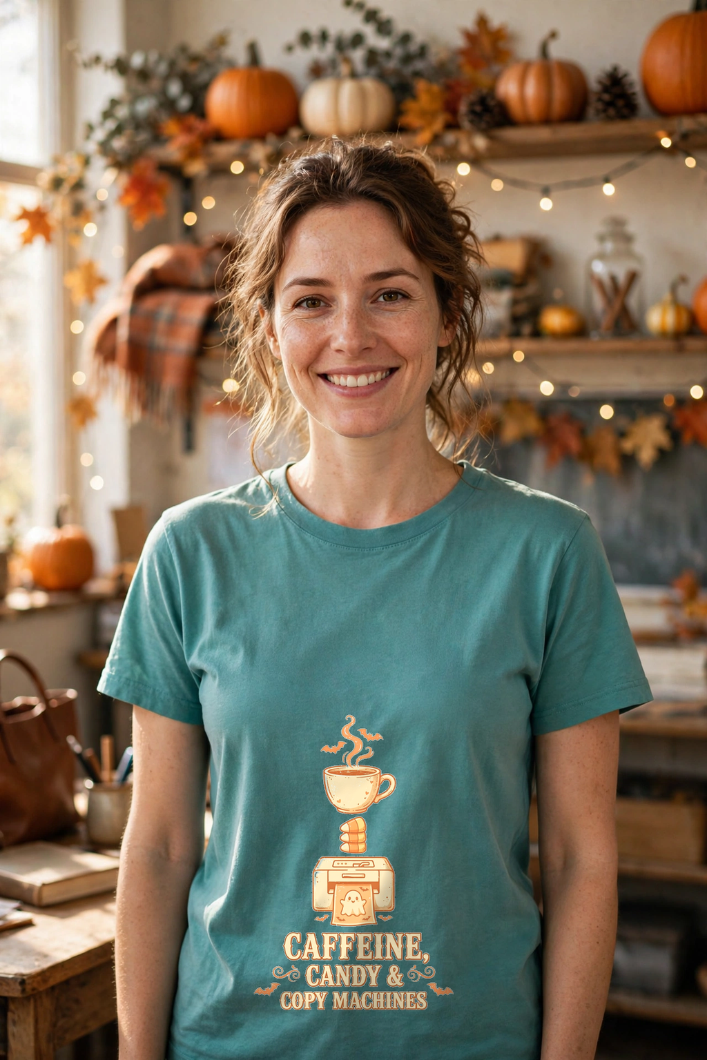 Spooky Teacher Halloween Shirt - teacher lifestyle in classroom