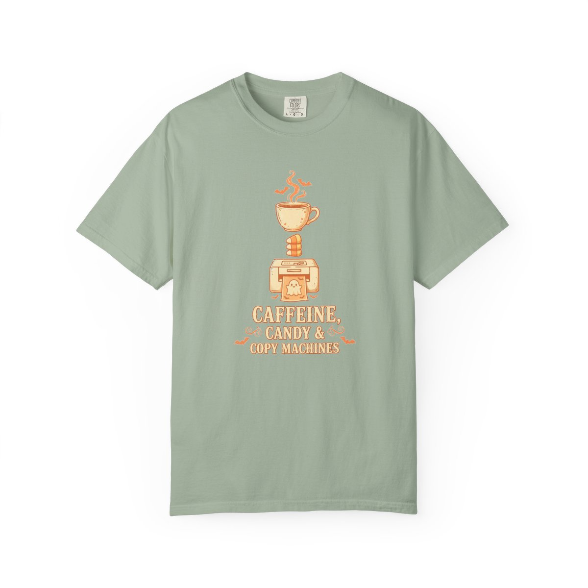 Spooky Teacher Halloween Shirt - flat front view