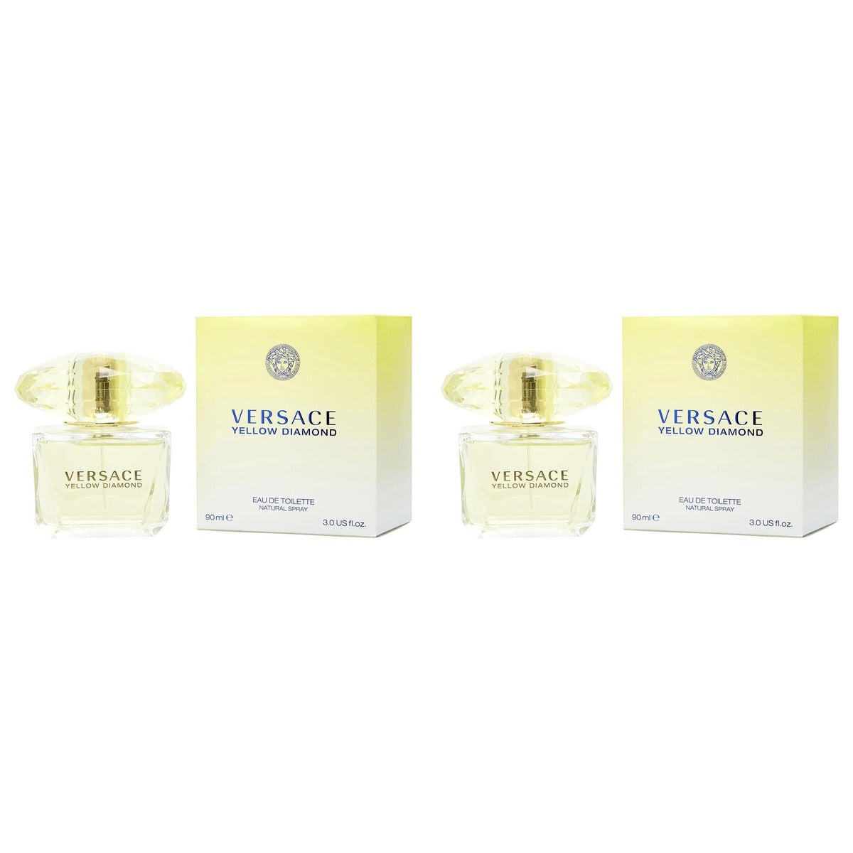 Gianni Versace Versace Yellow Diamond EDT 90ml - Duo - 2 Bottles (10% OFF)