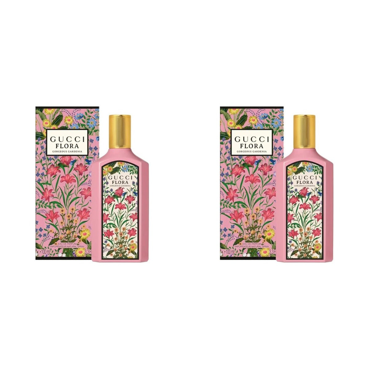 Gucci Flora Gorgeous Gardenia EDP 3.3oz - Duo - 2 Bottles (10% OFF)