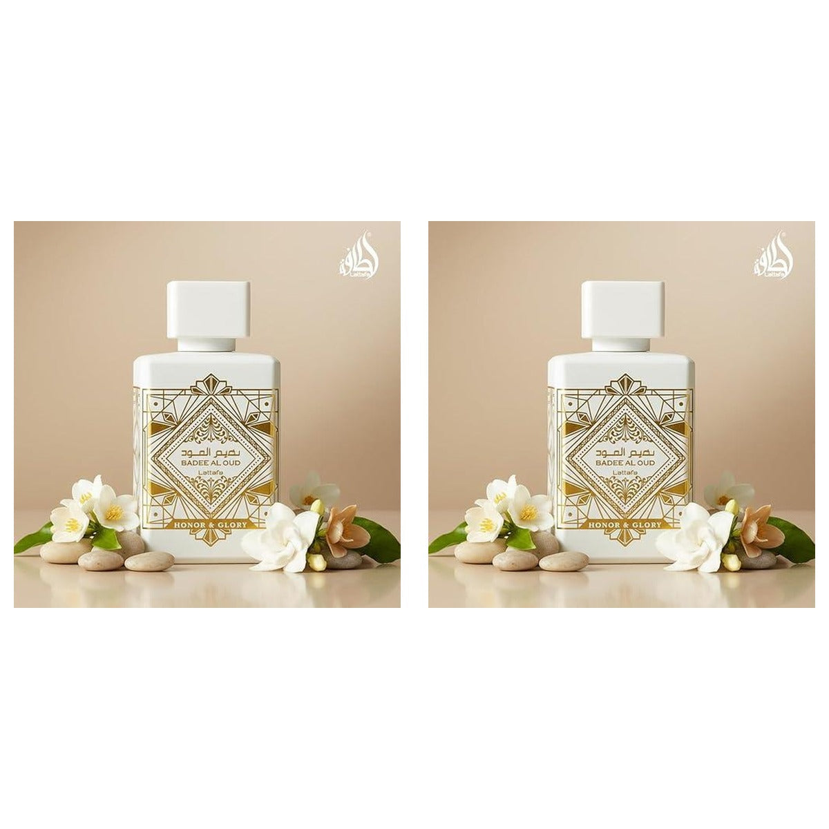 Lattafa Bade'e Al Oud Honor & Glory EDP 3.4oz - Duo - 2 Bottles (10% OFF)