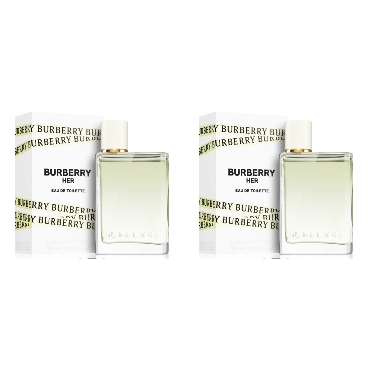Burberry Her edt () 100ml - Duo - 2 Bottles (10% OFF)