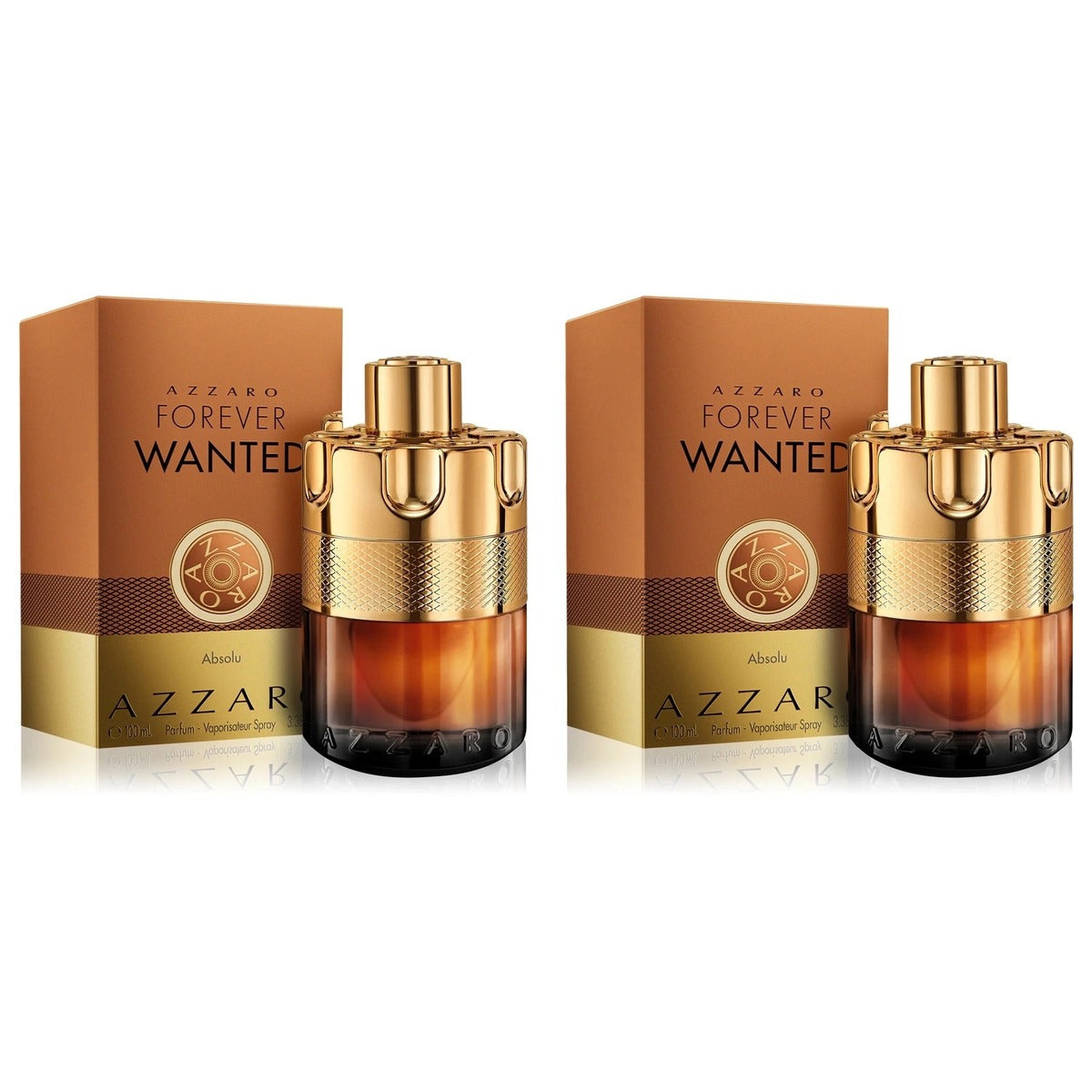 Azzaro Forever Wanted Absolu EDP 100ml - Duo - 2 Bottles (10% OFF)