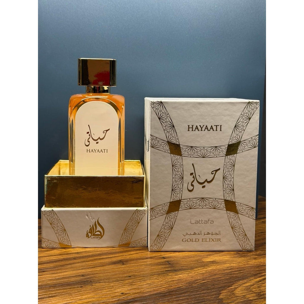 Lattafa Hayaati Gold Elixir EDP 100ml - Single - 1 Bottle