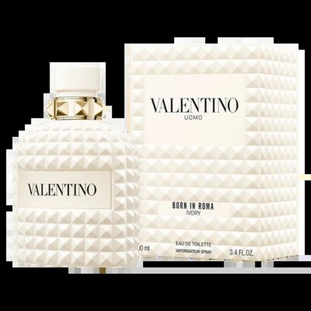 NEW VALENTINO UOMO BORN IN ROMA IVORY EDT . 100ml - Single - 1 Bottle