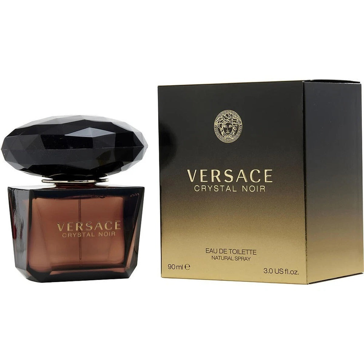 Gianni Versace Crystal Noir EDT 90ml - Single - 1 Bottle