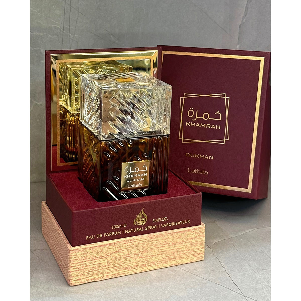 Lattafa Khamrah Dukhan Permufe EDP Long Lasting 100ml - Single - 1 Bottle