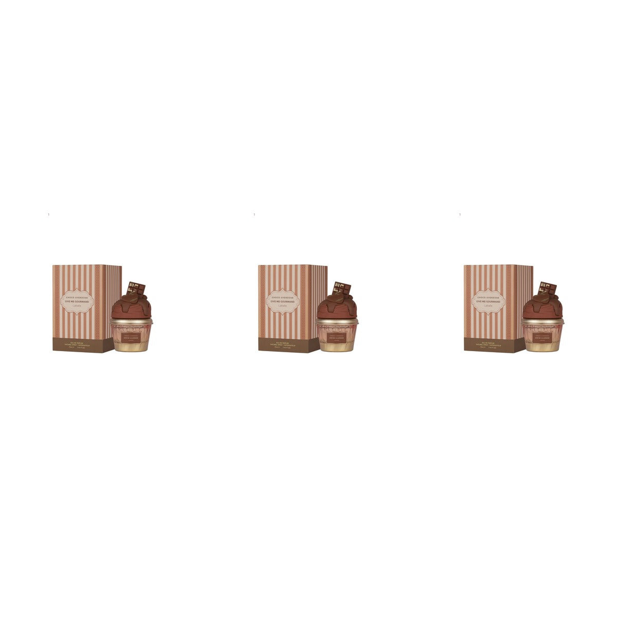 Lattafa Choco Overdose () Gourmand Fragrance EDP 75ml - Trio - 3 Bottles (20% OFF)