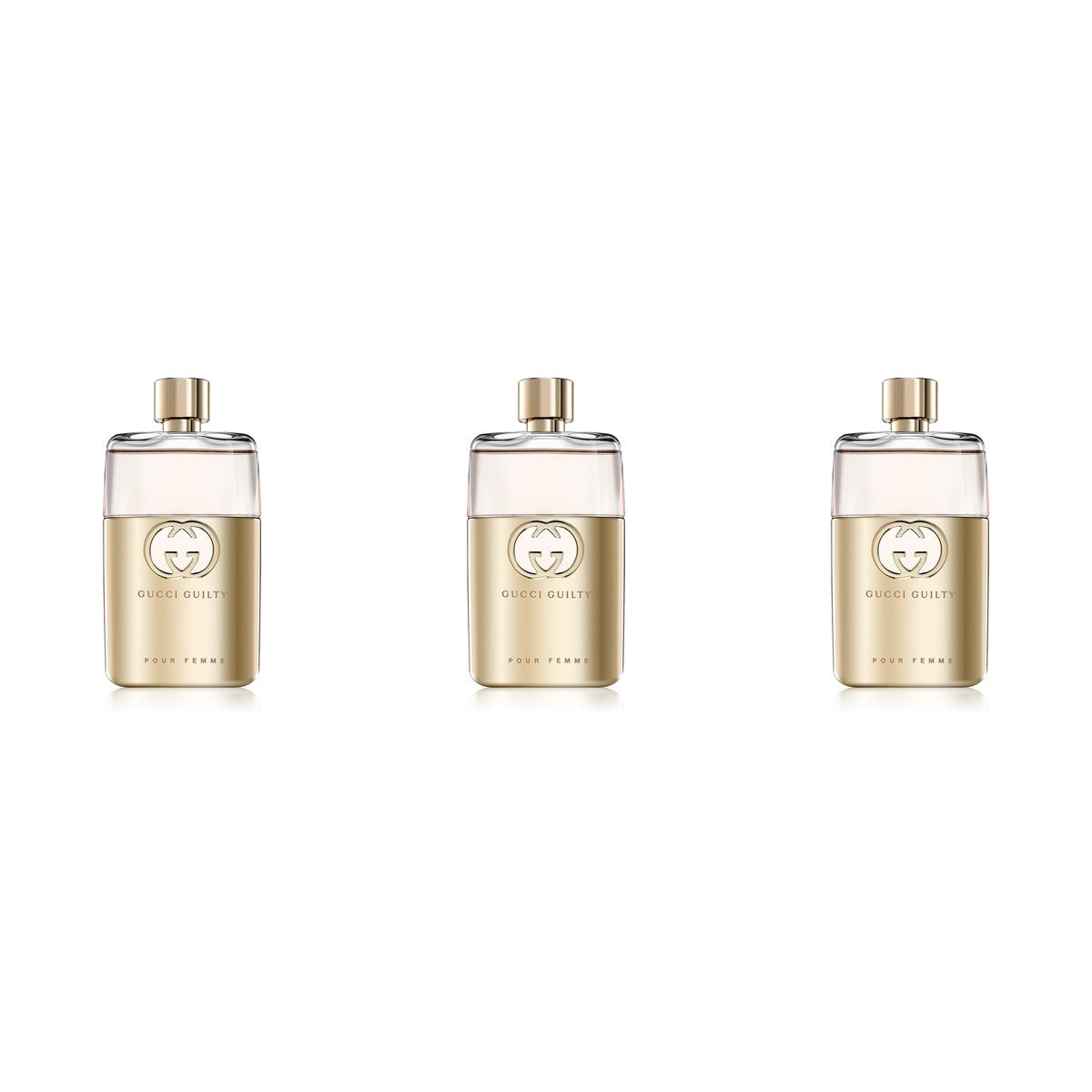 Gucci Guilty Pour Femme by Gucci e EDP 90ml - Trio - 3 Bottles (20% OFF)