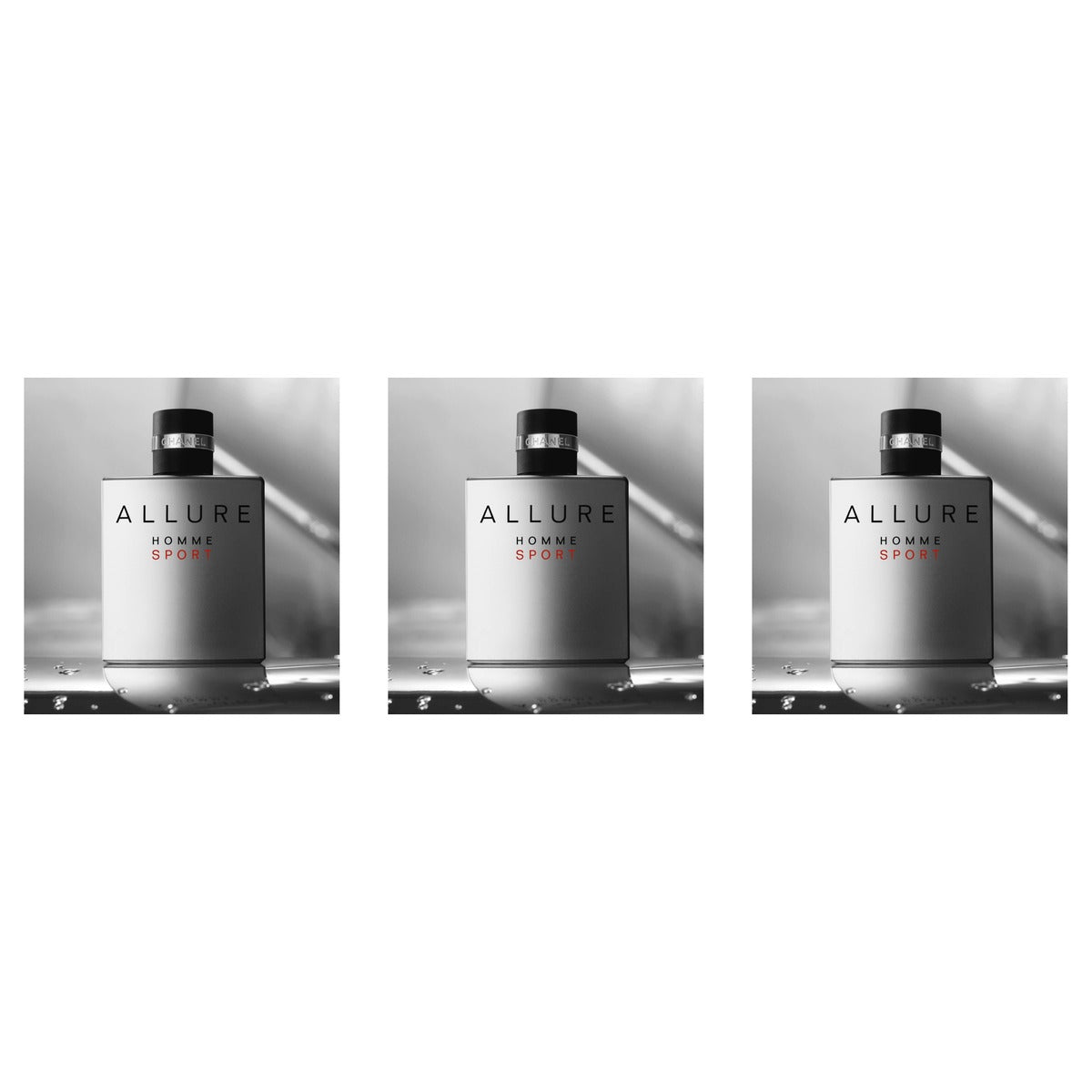 Chanel Allure Homme Sport EDT 100ml - Trio - 3 Bottles (20% OFF)